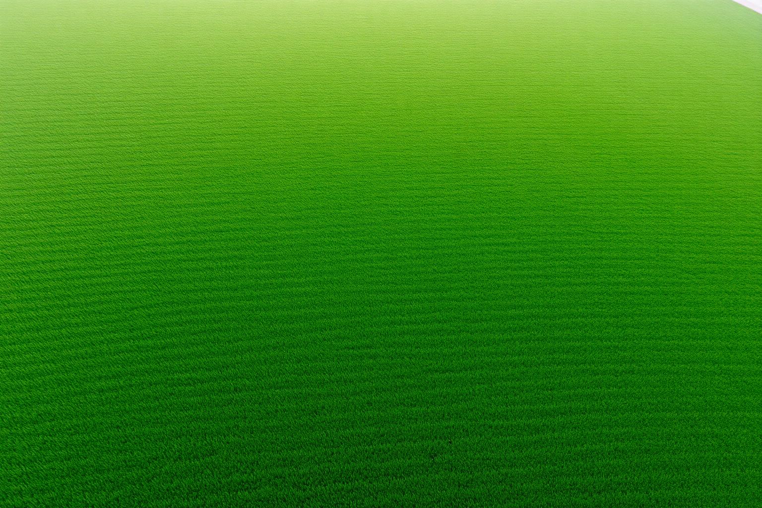 Grama verde vibrante aplicada por hidrossemeadura